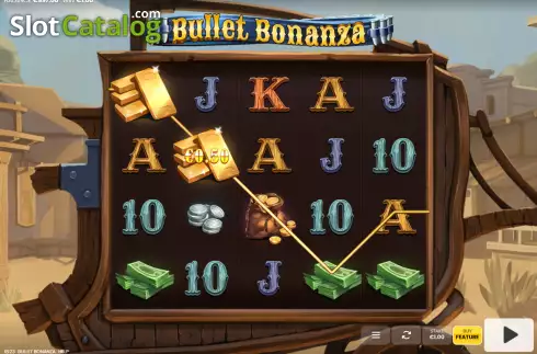 Win screen. Bullet Bonanza slot