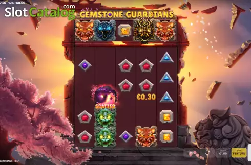 Skärmdump3. Gemstone Guardians slot