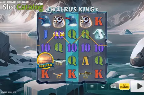 Win screen 2. Walrus King slot