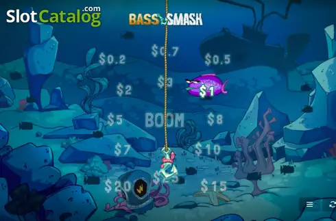 Game screen. Bass Smash slot