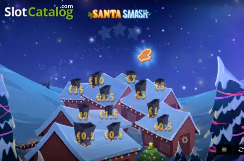 Game screen. Santa Smash slot