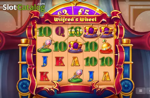 Win screen. Wilfred's Wheel slot