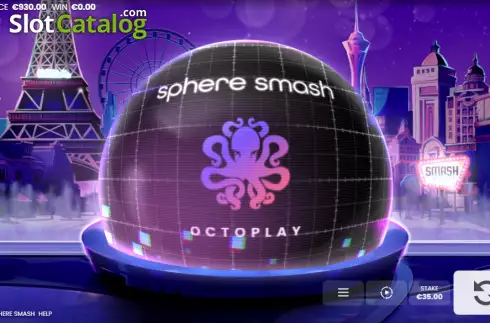 Game screen. Sphere Smash slot