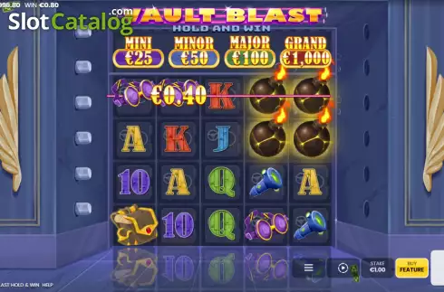 Skärmdump3. Vault Blast Hold and Win slot
