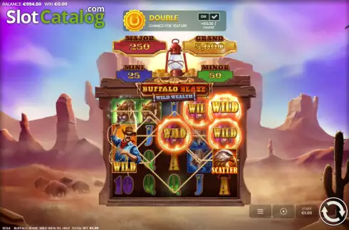 Bildschirm3. Buffalo Blaze: Wild Wealth slot