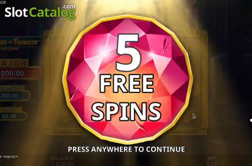 Free Spins 1. 6 Rubies of Tribute slot