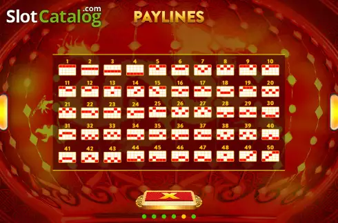 Paylines screen. Fortune Festival (OneGame) slot