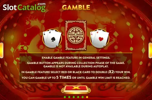 Gamble screen. Fortune Festival (OneGame) slot