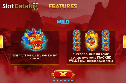 Wild screen. Fortune Dragon (OneGame) slot