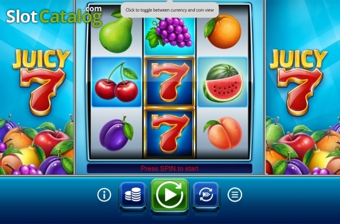 Bildschirm2. Juicy 7 slot