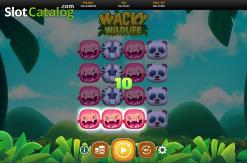 Win Screen 2. Wacky Wildlife slot