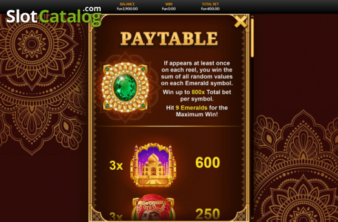 Features. Traveling Treasures – India slot