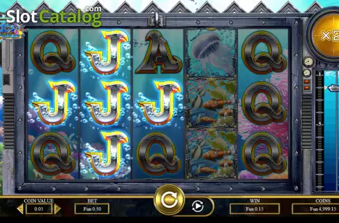 Win screen. Sea Treasure (OneTouch) slot