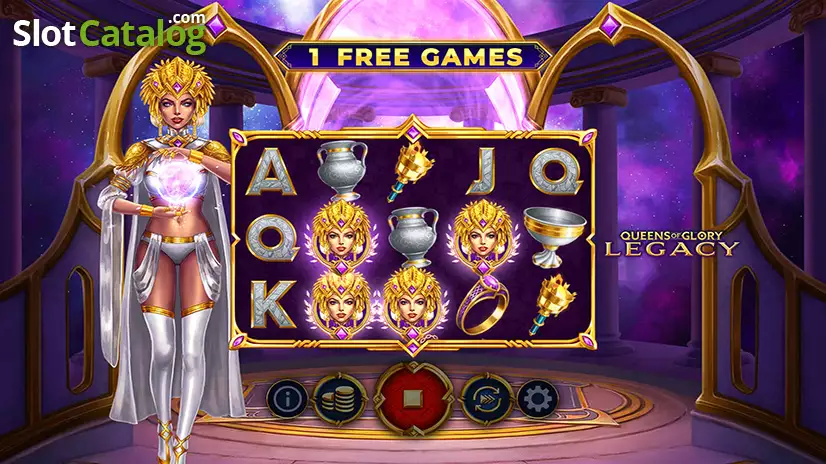 Queens of Glory Legacy Free Spins Feature