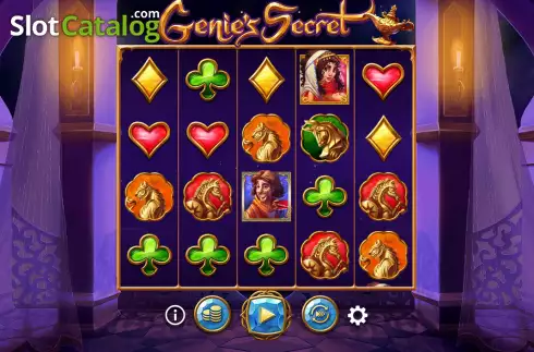 Game Screen. Genie's Secret slot