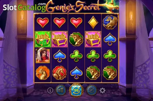 Multiplier Wild Screen. Genie's Secret slot