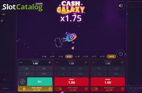 Schermo4. Cash Galaxy slot