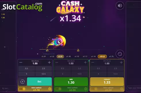 Schermo5. Cash Galaxy slot