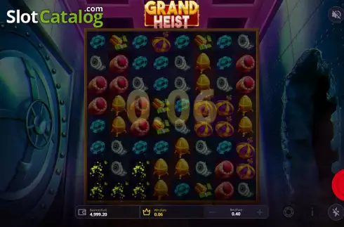 Bildschirm3. Grand Heist Feature Buy slot