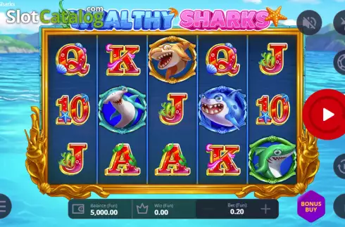Skärmdump2. Wealthy Sharks slot