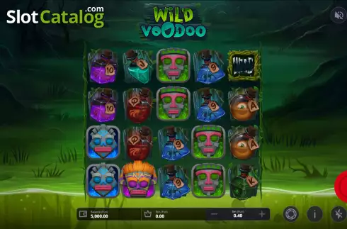 Reels screen. Wild Voodoo slot
