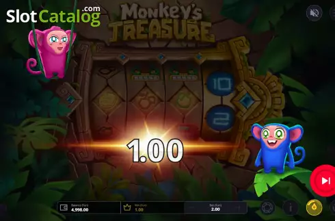 Скрин3. Monkey's Treasure слот
