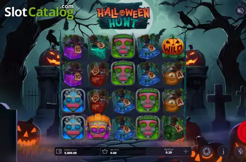 Game screen. Halloween Hunt slot