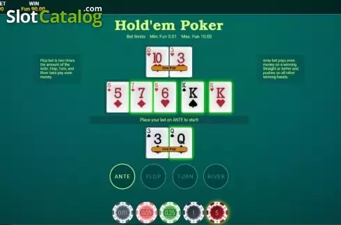 Skärmdump3. Satoshi Texas Hold'em Poker (OneTouch) slot