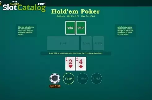 Ecran4. Satoshi Texas Hold'em Poker (OneTouch) slot