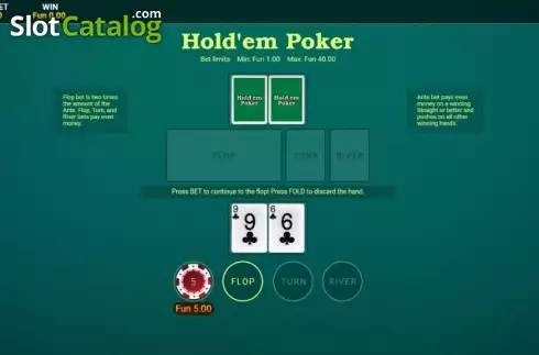 Οθόνη2. High Roller Hold'em Poker (OneTouch) Κουλοχέρης 