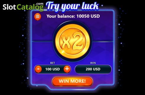 2x Win screen. Lucky Coin (Onlyplay) slot