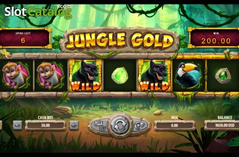 Win screen 2. Jungle Gold slot