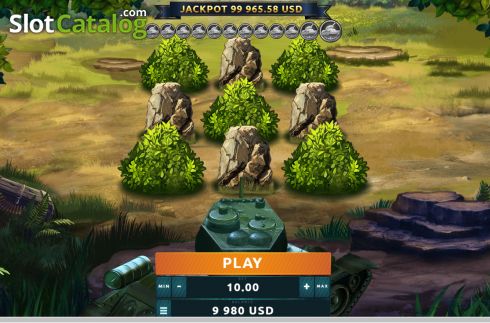 Game screen. Lucky Tanks slot