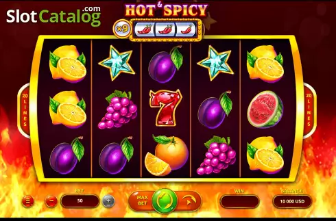 Reel Screen. Hot&Spicy slot