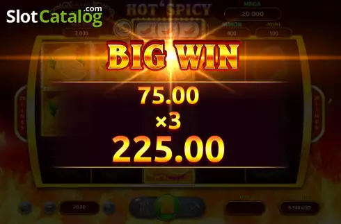 Big Win. Hot & Spicy Jackpot slot