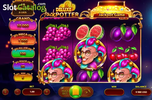 Free Spins Win Screen. Jack Potter Deluxe slot