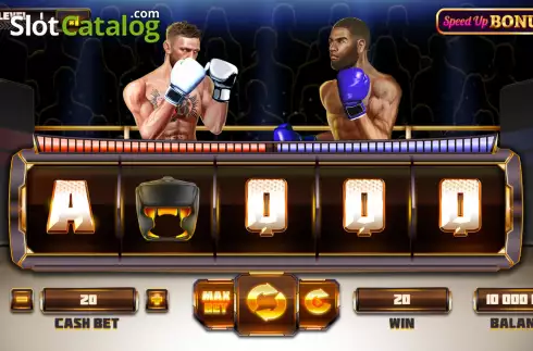 Win screen. Lucky Punch Exclusive slot