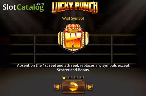 Wild and scatter screen. Lucky Punch Exclusive slot
