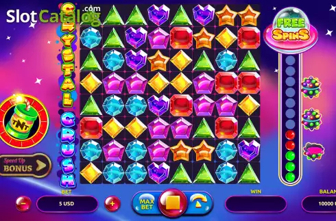 Game Screen. Crystal Cascade (Onlyplay) slot