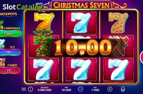 Bildschirm6. Christmas Seven slot