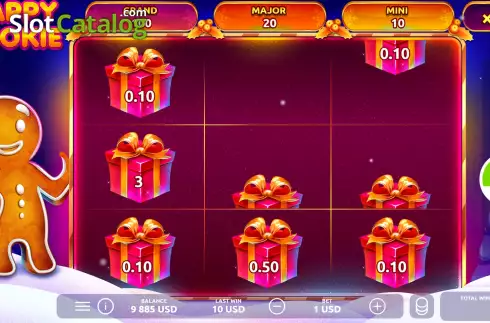 Bonus Gameplay Screen. Happy Cookie slot