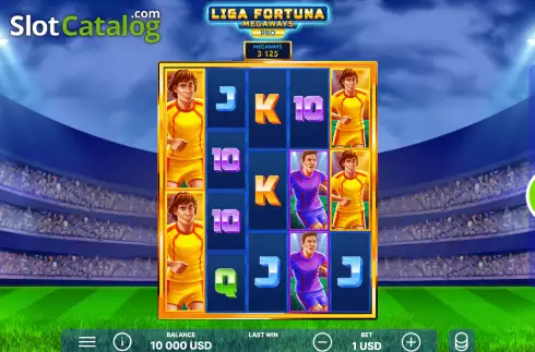 Reels Screen. Liga Fortuna Megaways PRO slot