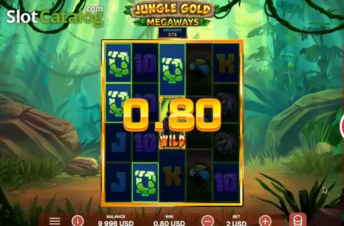 画面4. Jungle Gold Megaways カジノスロット