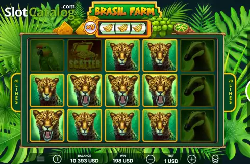画面6. Brasil Farm カジノスロット