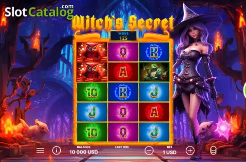 Bildschirm2. Witch’s Secret slot