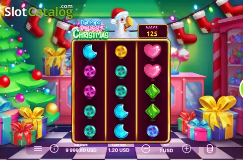 Game screen. Don Papu Sweet Christmas slot