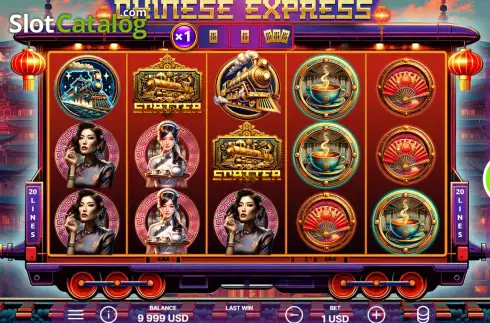 Game screen. Chinese Express slot