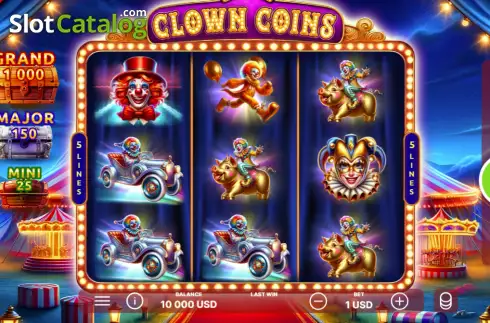 Skärmdump2. Clown Coins slot