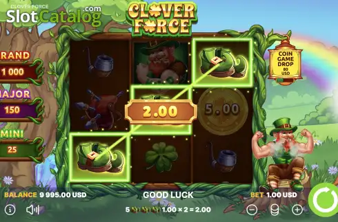 Schermo4. Clover Force slot