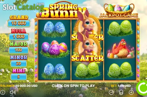 画面2. Spring Bunny カジノスロット